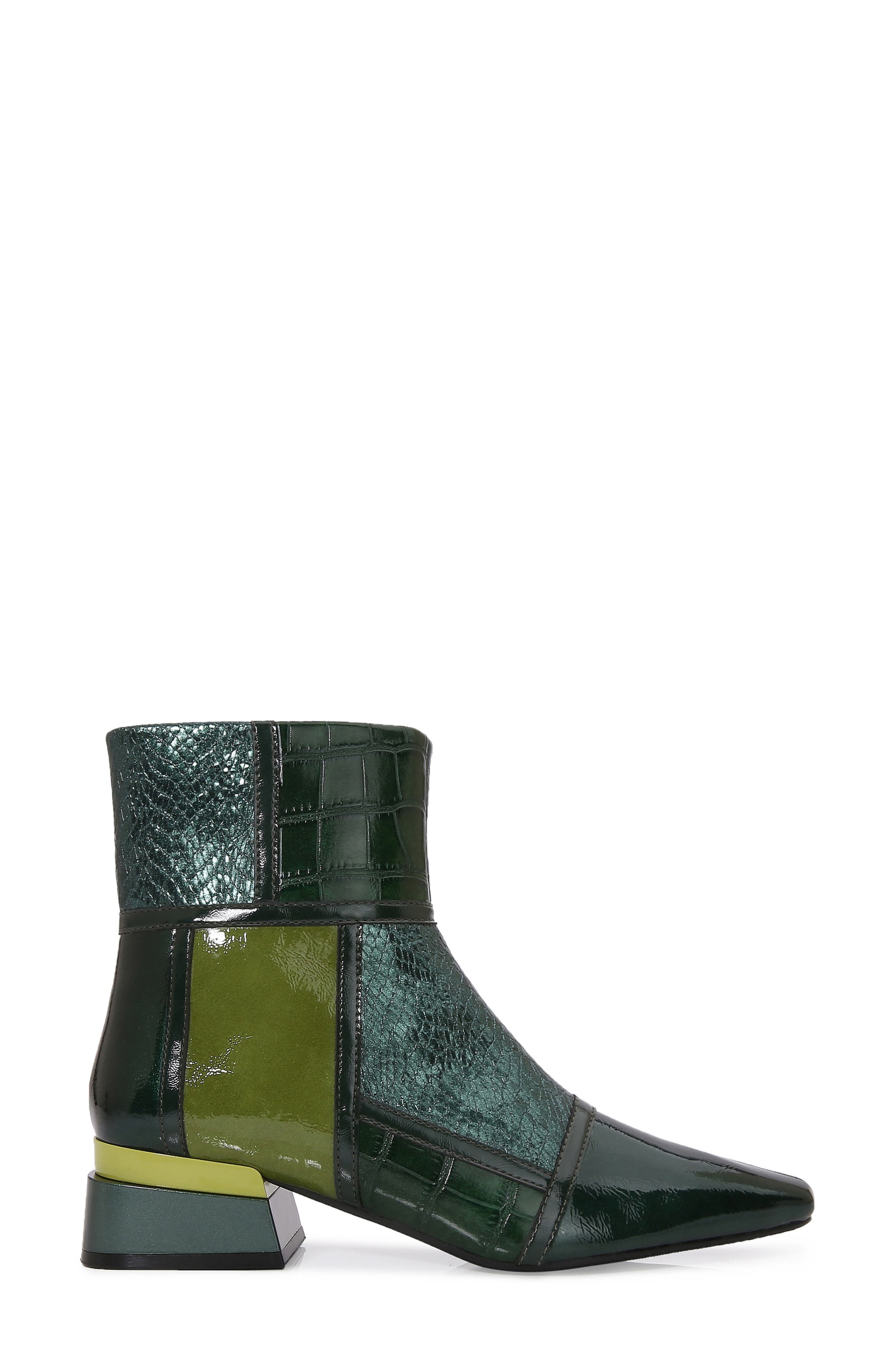 Dakota Faux Leather Bootie, Alternate, color, GREEN MULTI
