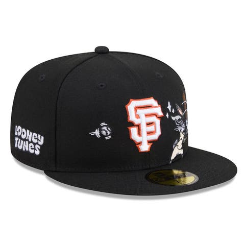 Men's New Era Black San Francisco Giants Looney Tunes Bugs Bunny 59FIFTY Fitted Hat