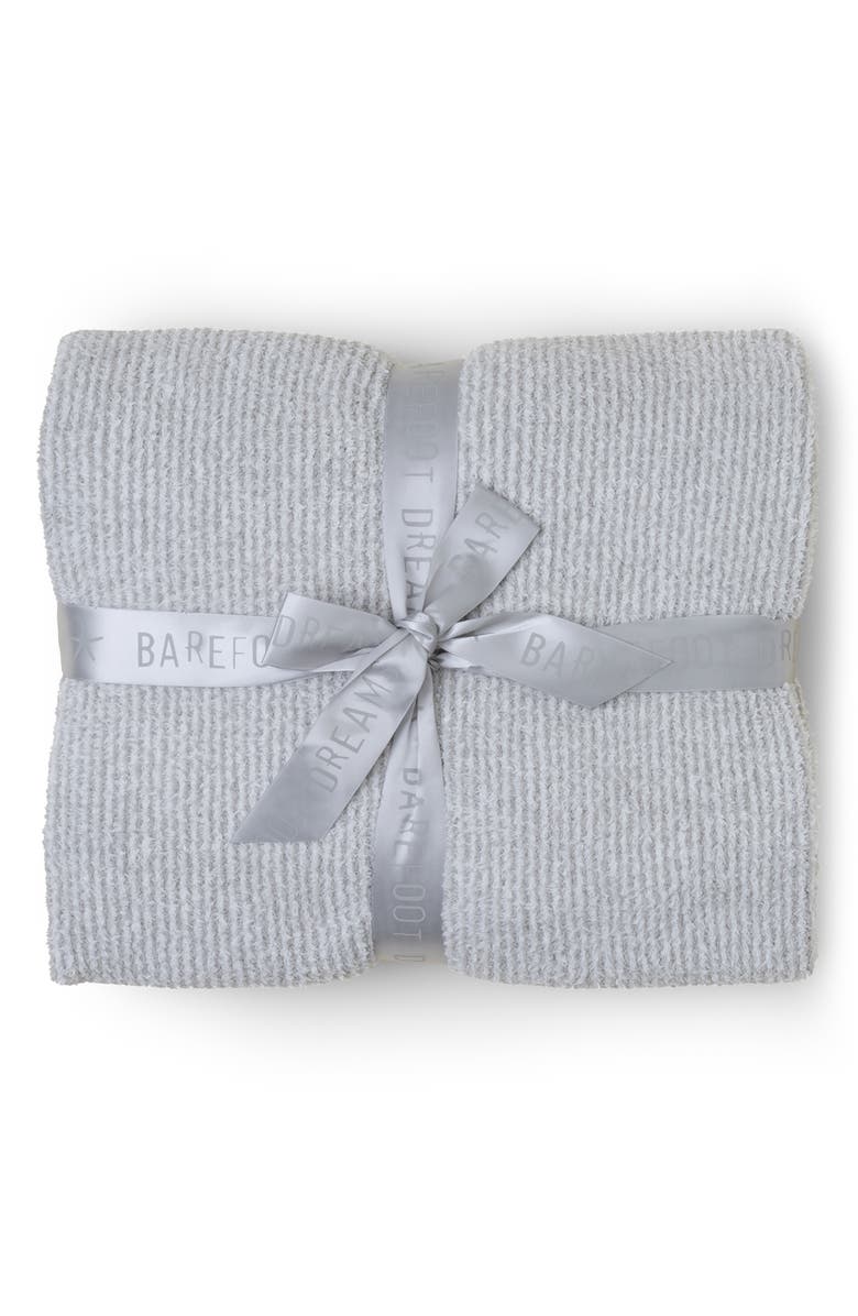 Barefoot Dreams<sup>®</sup> CozyChic<sup>™</sup> Microstripe Blanket, Alternate, color, 