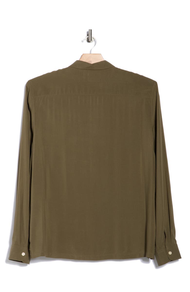 AllSaints Venice Button-Up Shirt, Alternate, color, Cage Brown