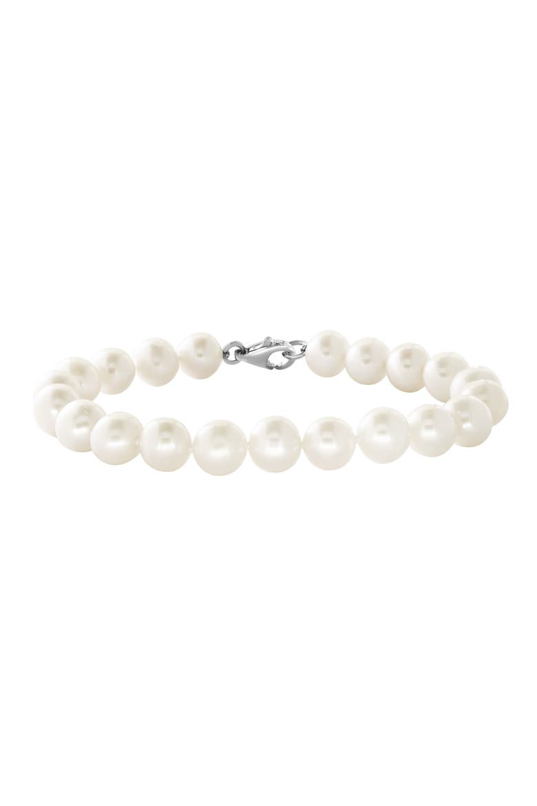 Freshwater Pearl Strand Necklace, Alternate, color, WHITE