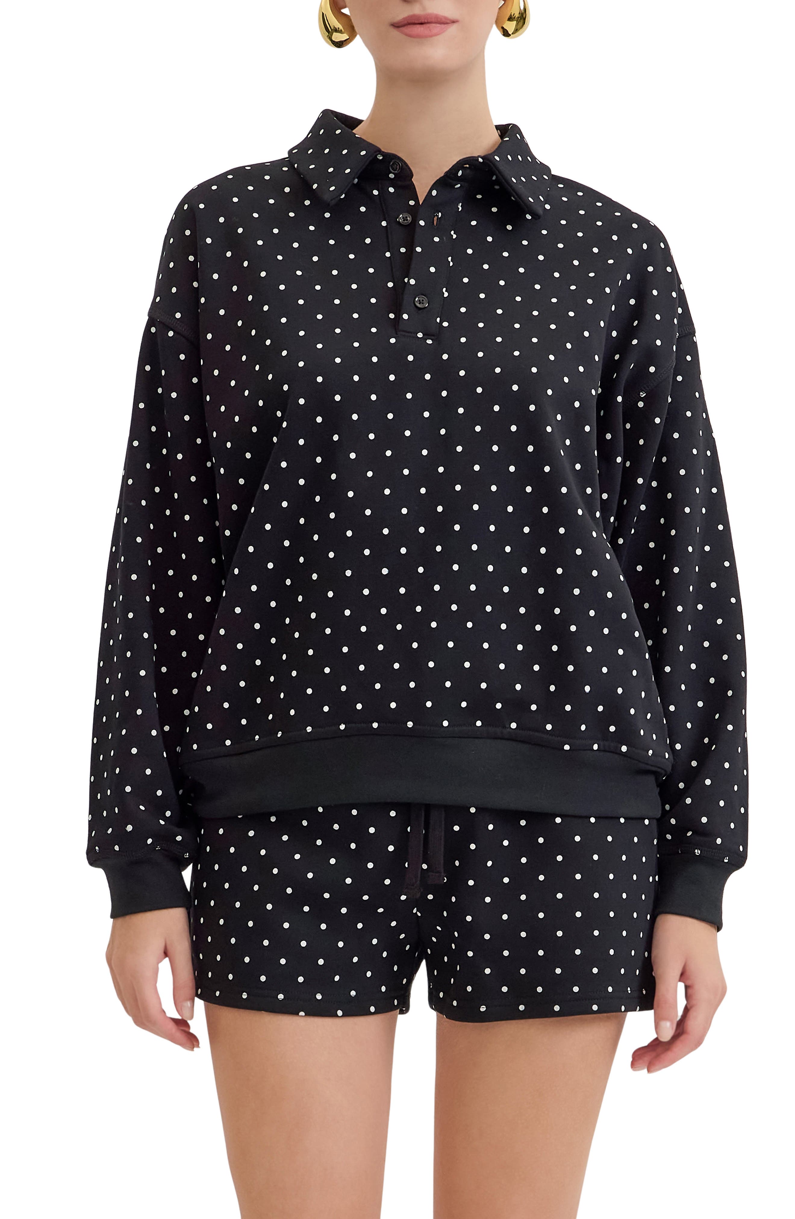 selected BLACK WHITE DOTS