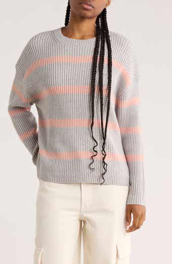 Vigoss Stripe Rib Knit Sweater