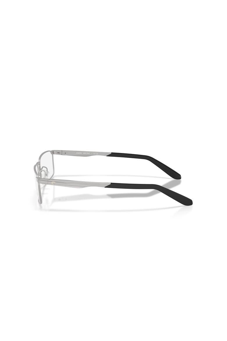55mm Rectangle optical glasses, Alternate, color, Silver
