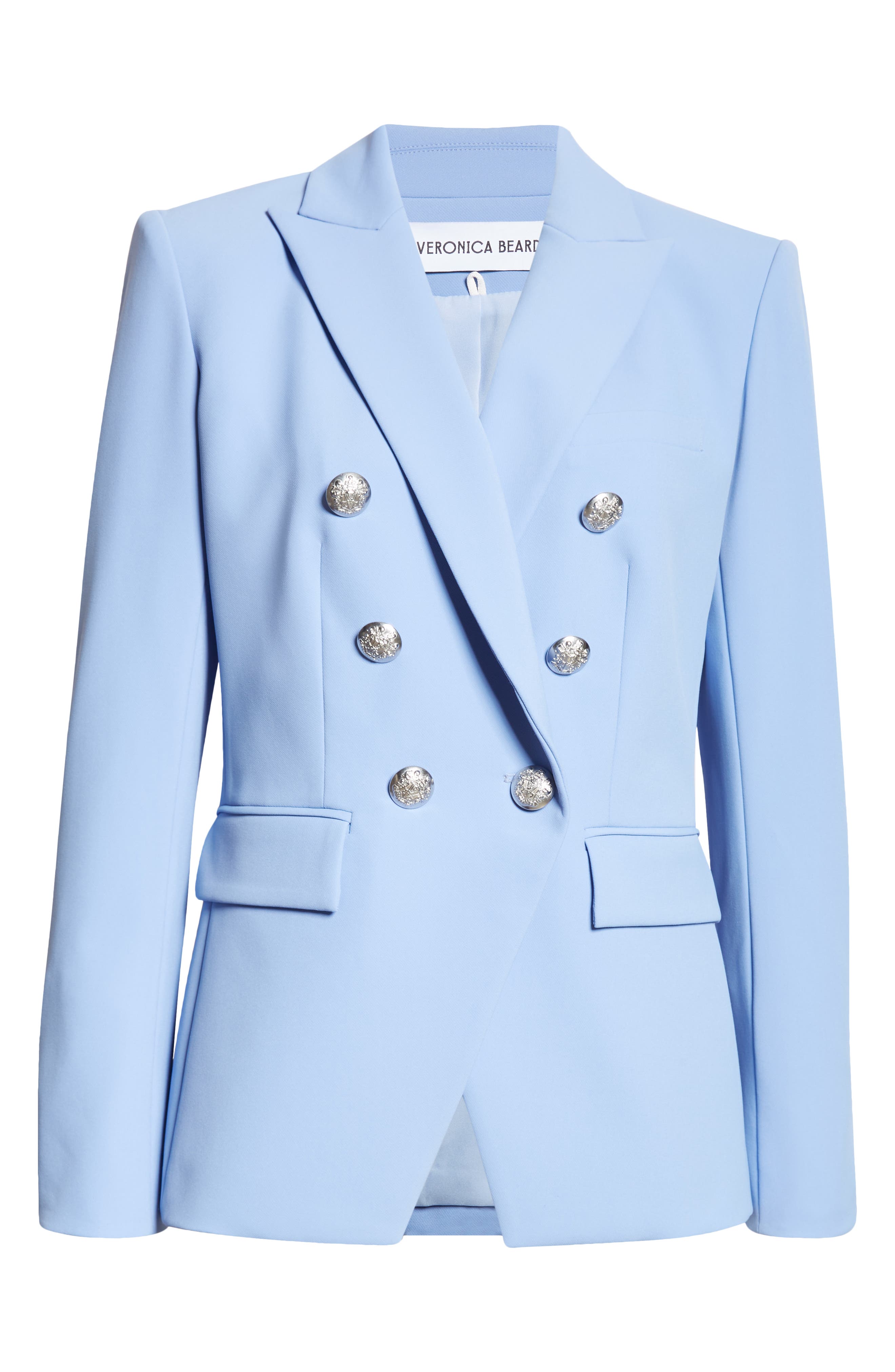 Veronica Beard Miller Double Breasted Dickey Jacket