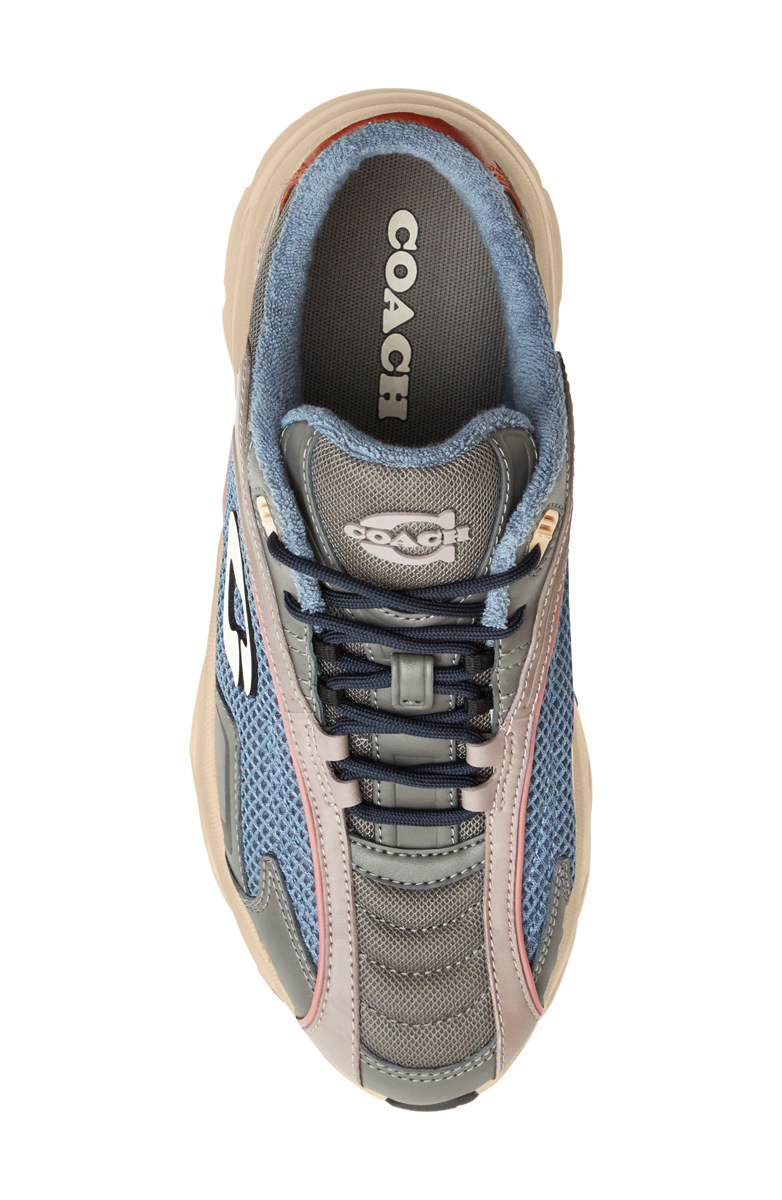 COACH Bolt Runner Sneaker, Alternate, color, Light Denim Multi