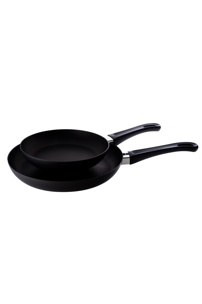 Classic 2 Piece Fry Pan Set, 8" & 10.25", Nonstick, Main, color, Black