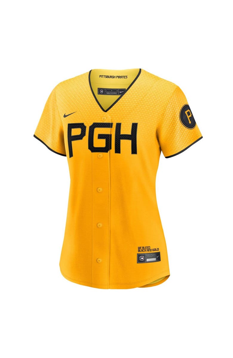 Nike Women's Nike Bryan Reynolds Gold Pittsburgh Pirates City Connect Replica Player Jersey, Alternate, color, Gold