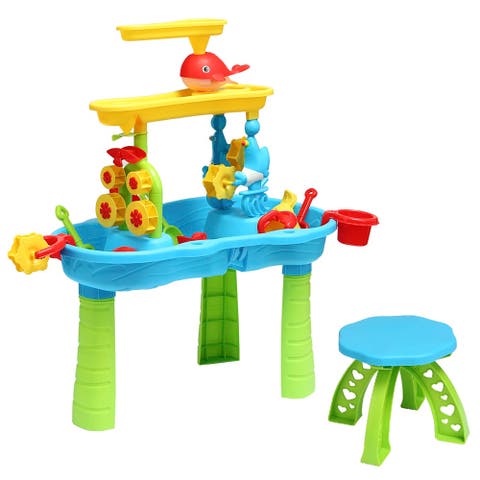 Toddler Sensory Sand and Water 3 Tier Table