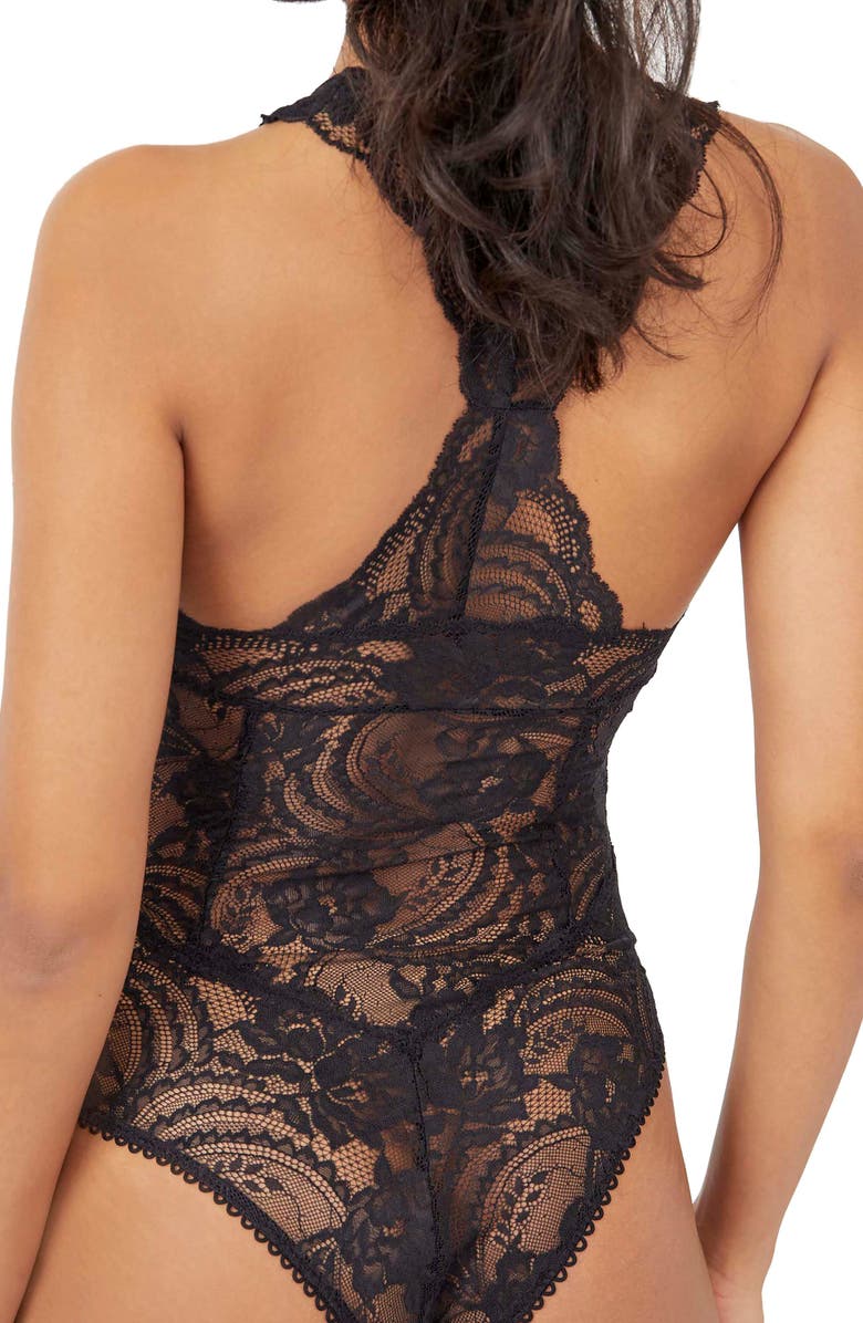 Free People Intimately FP Midnight Hour Lace Bodysuit, Alternate, color, 