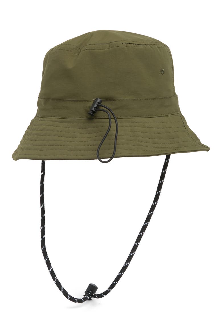 Elevated Bucket Hat, Alternate, color, GREEN CYPRESS