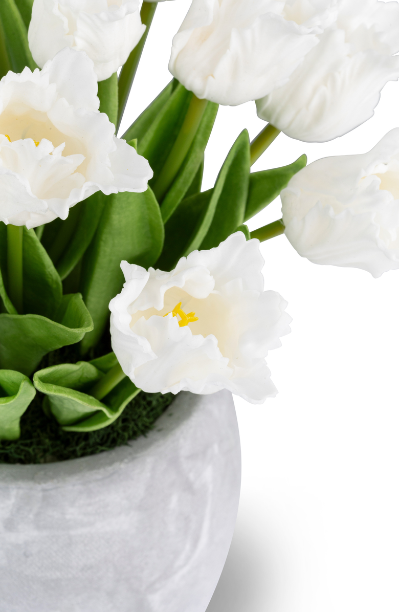 CocoBella Indie Cement RealTouch Tulip Arrangement, Alternate, color,