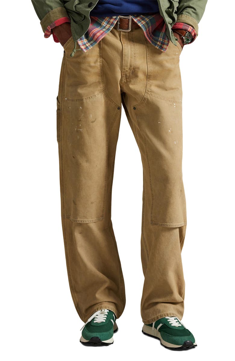 Polo Ralph Lauren Polo Dungaree Fit Canvas Carpenter Pants, Main, color, Richdale