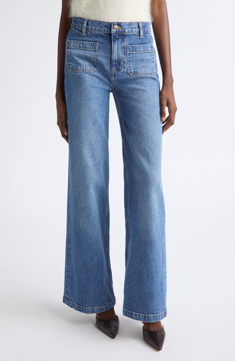 Cleo High Waist Wide Leg Jeans
