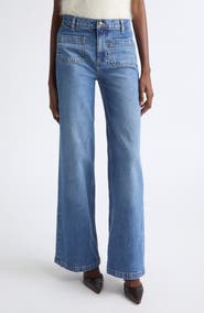 Ramy Brook Cleo High Waist Wide Leg Jeans