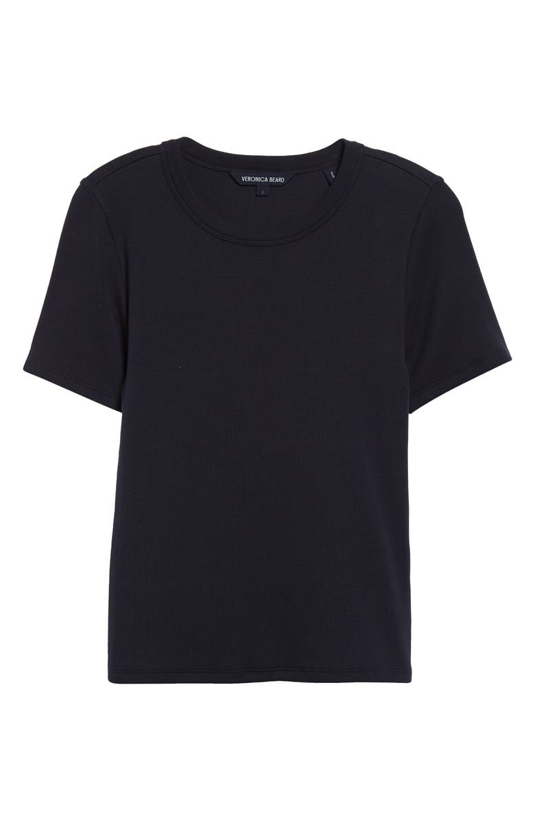 Veronica Beard Pruitt Cotton T-Shirt, Alternate, color, 