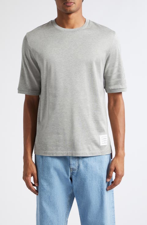 4-Bar Cotton T-Shirt