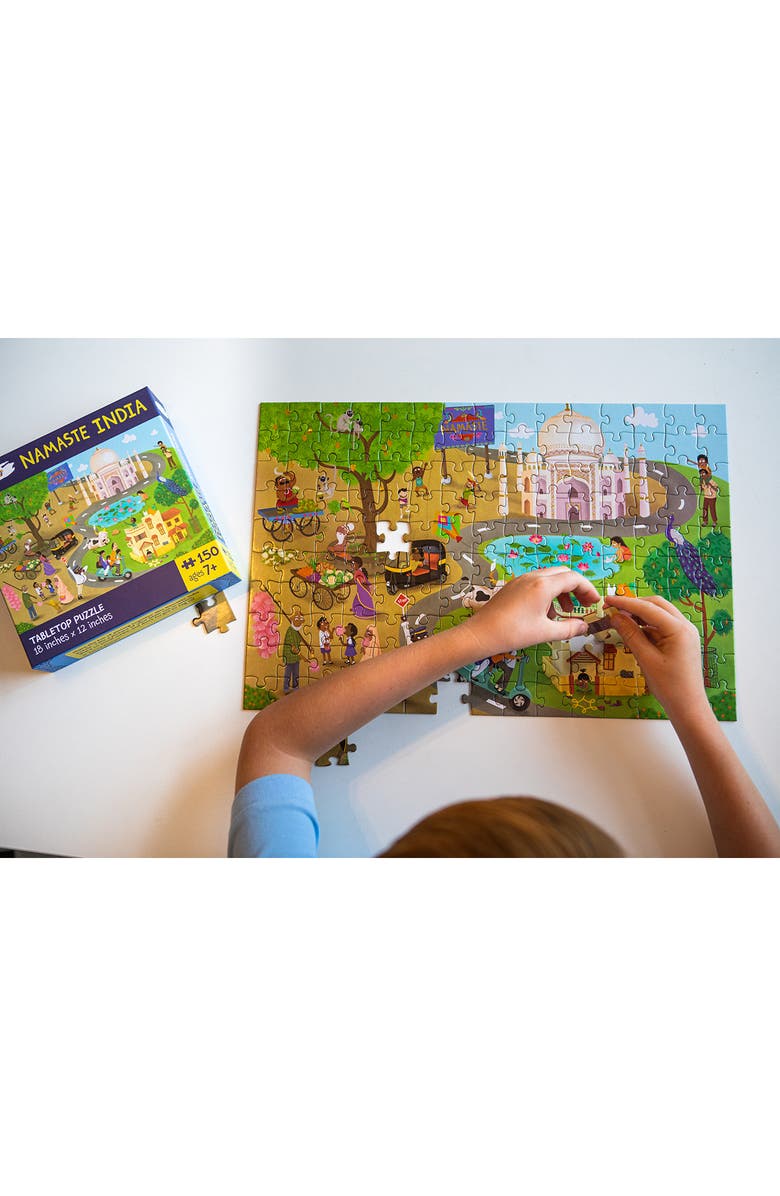 KULTURE KHAZANA Namaste India 150-Piece Tabletop Puzzle, Alternate, color, 
