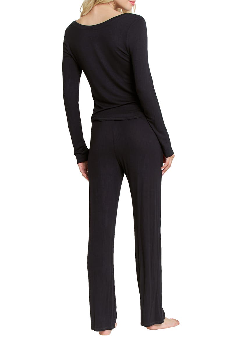 Dreamland Pajamas, Alternate, color, BLACK