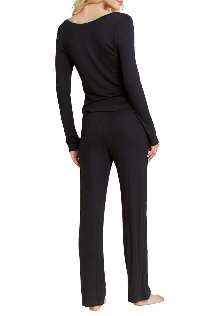 Honeydew Dreamland Pajamas, Alternate, color, Black