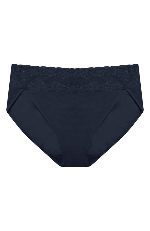 Natori Bliss Perfection One Size French Cut Briefs In Black