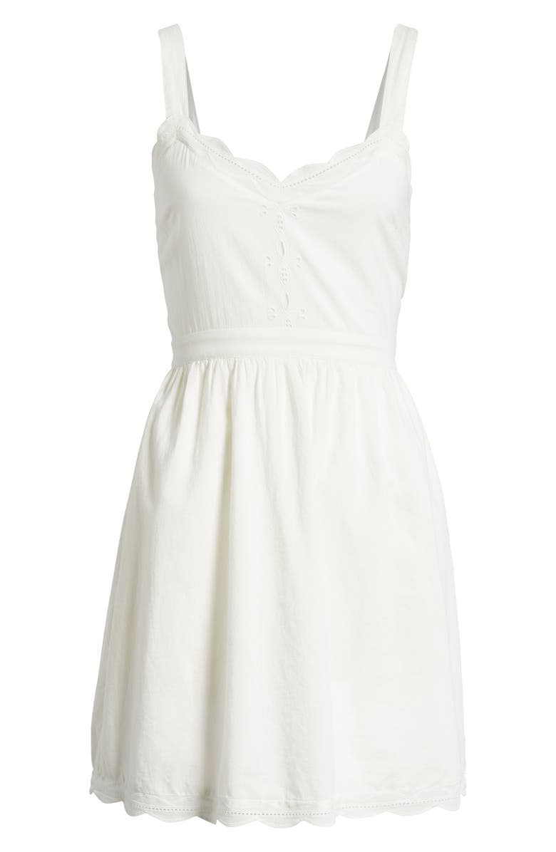 Sézane Austin Back Tie Gingham Sundress, Alternate, color,