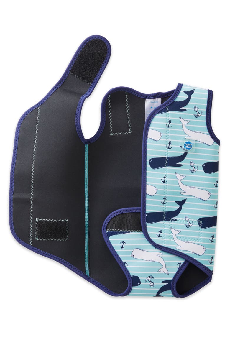 Baby Wrap Neoprene Wetsuit, Alternate, color, Vintage Moby