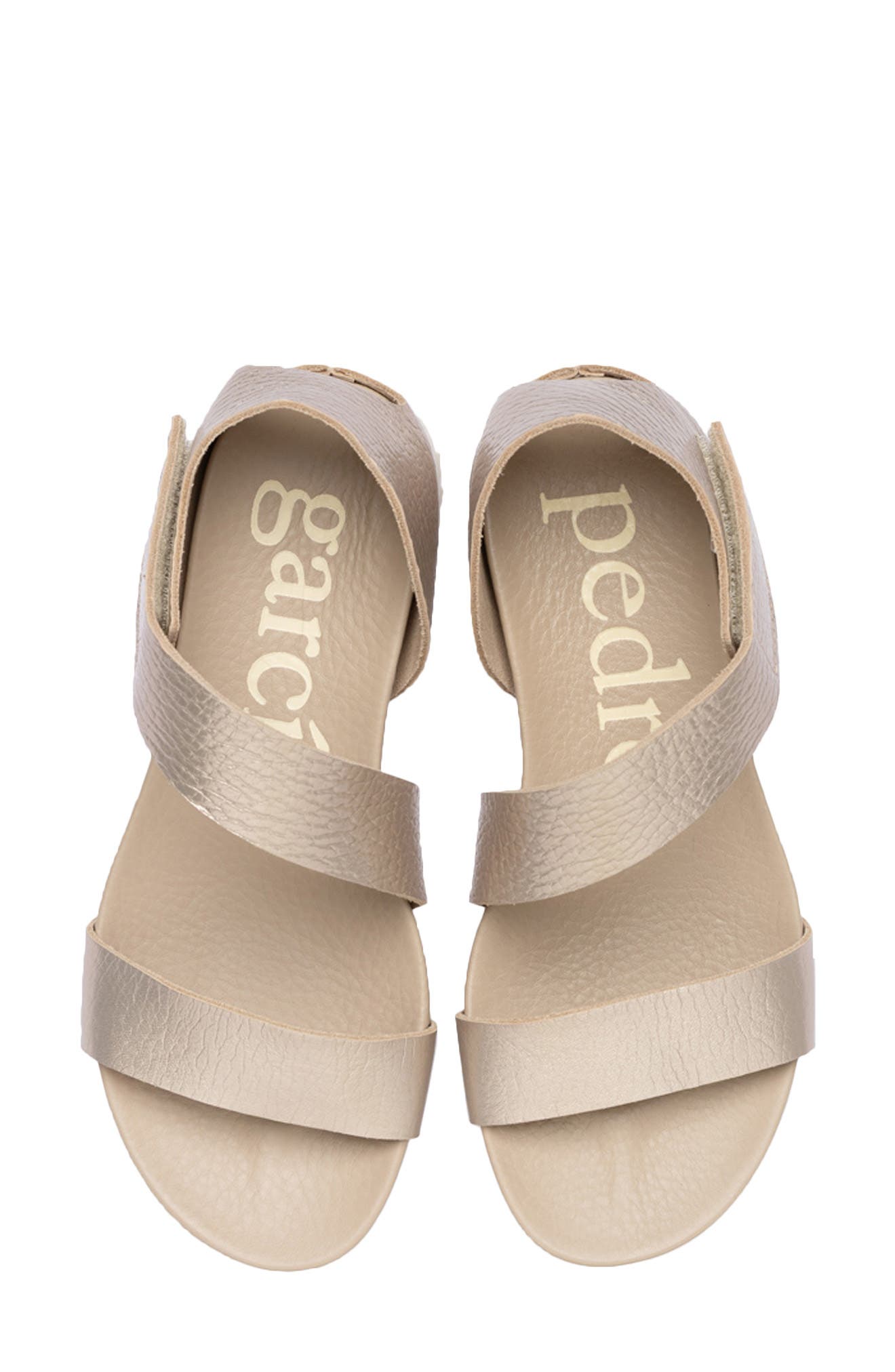 Pedro Garcia Jedda Leather Sandal, Alternate, color, Sirocco Cervo Lame