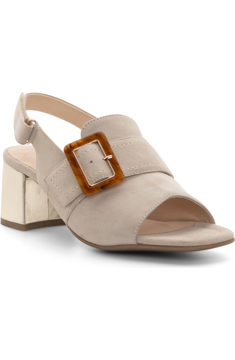 ara Bruges Slingback Sandal, Main, color, Sand Suede