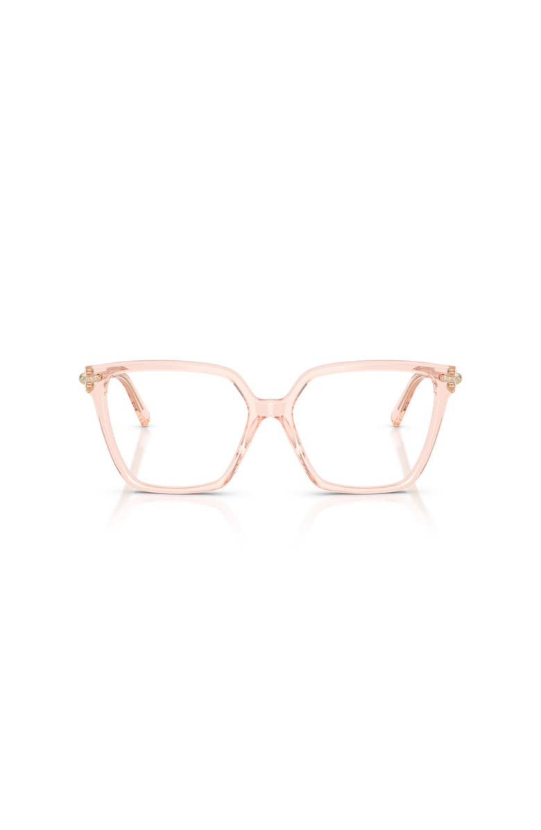 Tiffany & Co. 53mm Square optical glasses, Alternate, color, Transparent