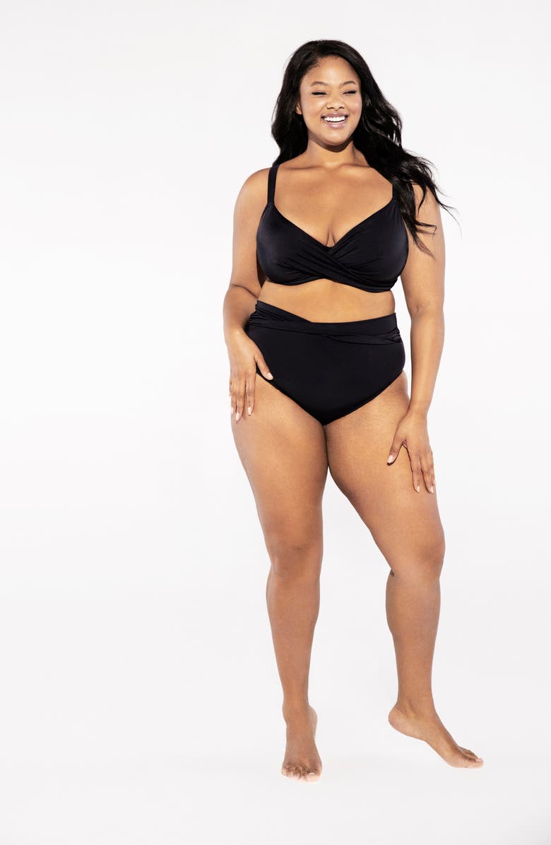 Elomi Magnetic Bikini Bottoms, Alternate, color, 