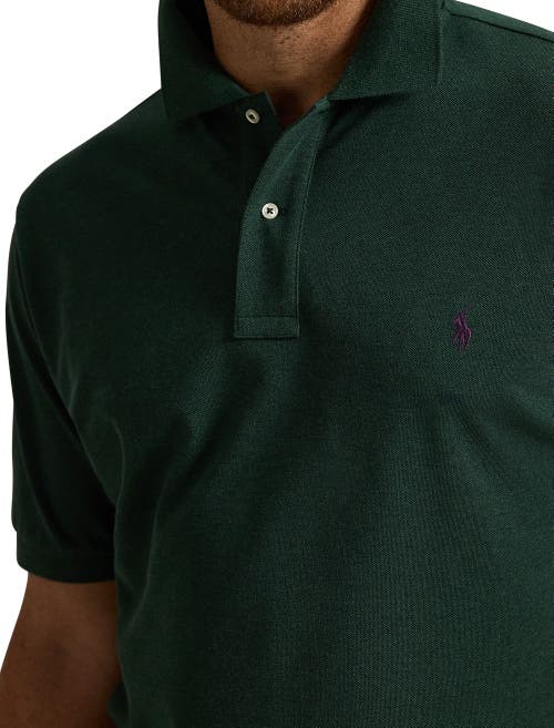 Polo Ralph Lauren Big & Tall Mesh Polo Shirt In Green