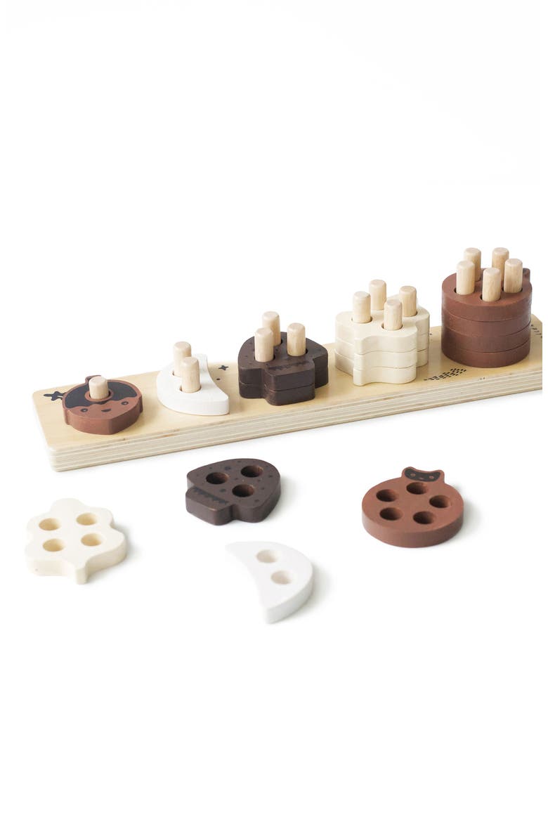 Wooden Count and Stack Toy, Main, color, Counting