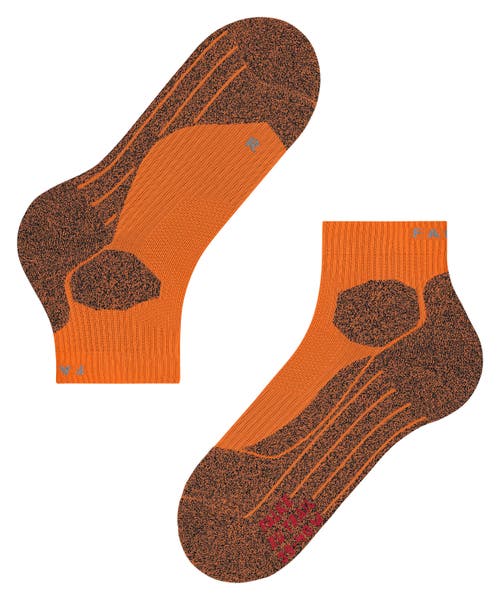 Falke Ru Trail Stabilizing Running Socks In Orange