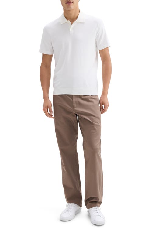 Theory Goris Grid Light Performance Polo In White