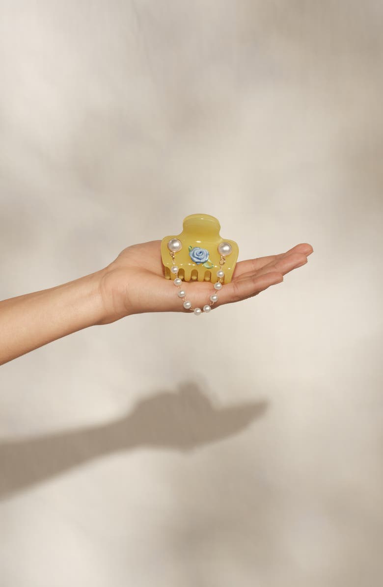 Kitsch Pop<sup>™</sup> Charms & Cloud Hair Clip 7-Piece Set, Alternate, color, Butter Yellow