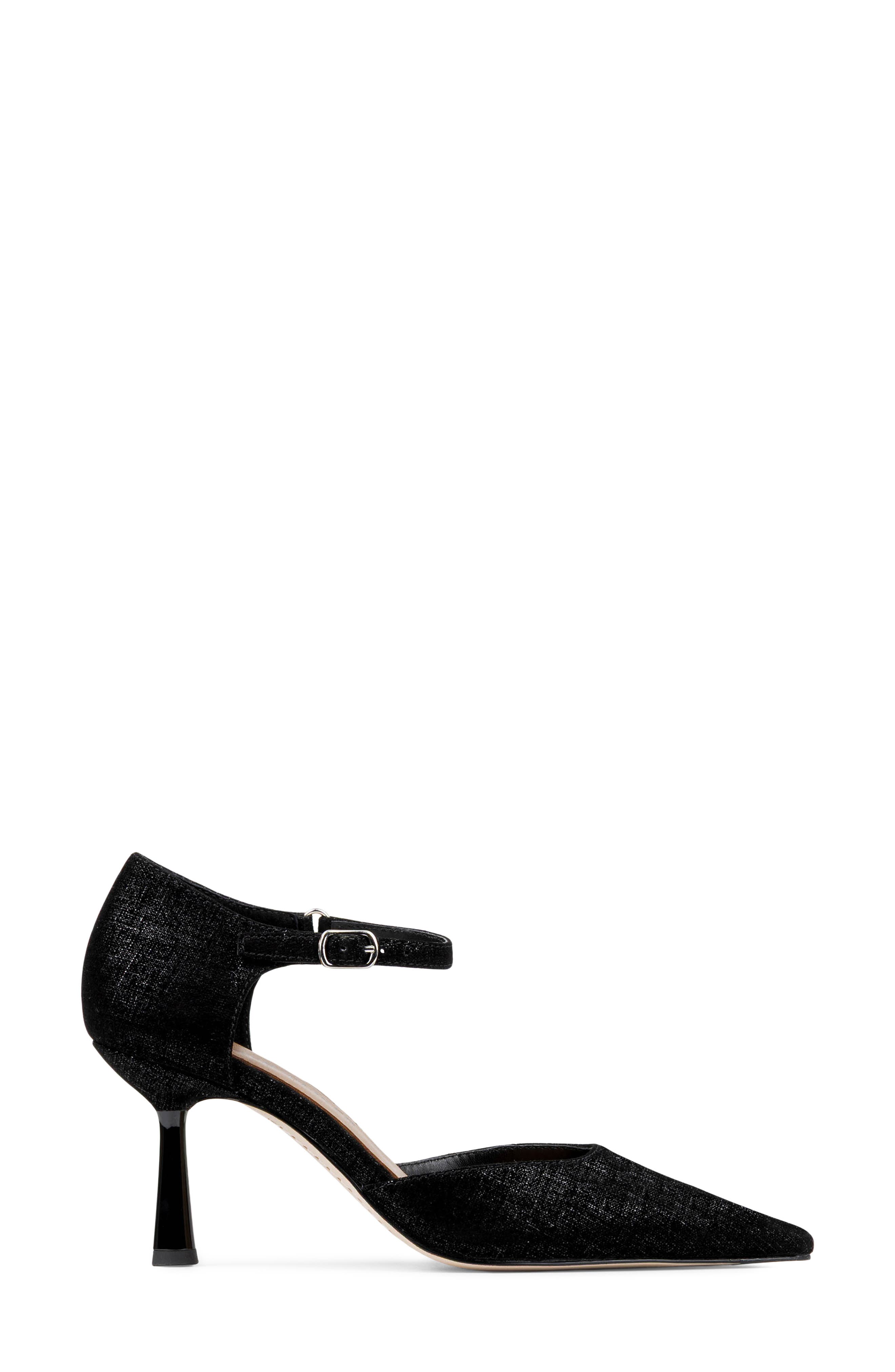 Donald Pliner Epyc Ankle Strap Pointed Toe Pump, Alternate, color, Black