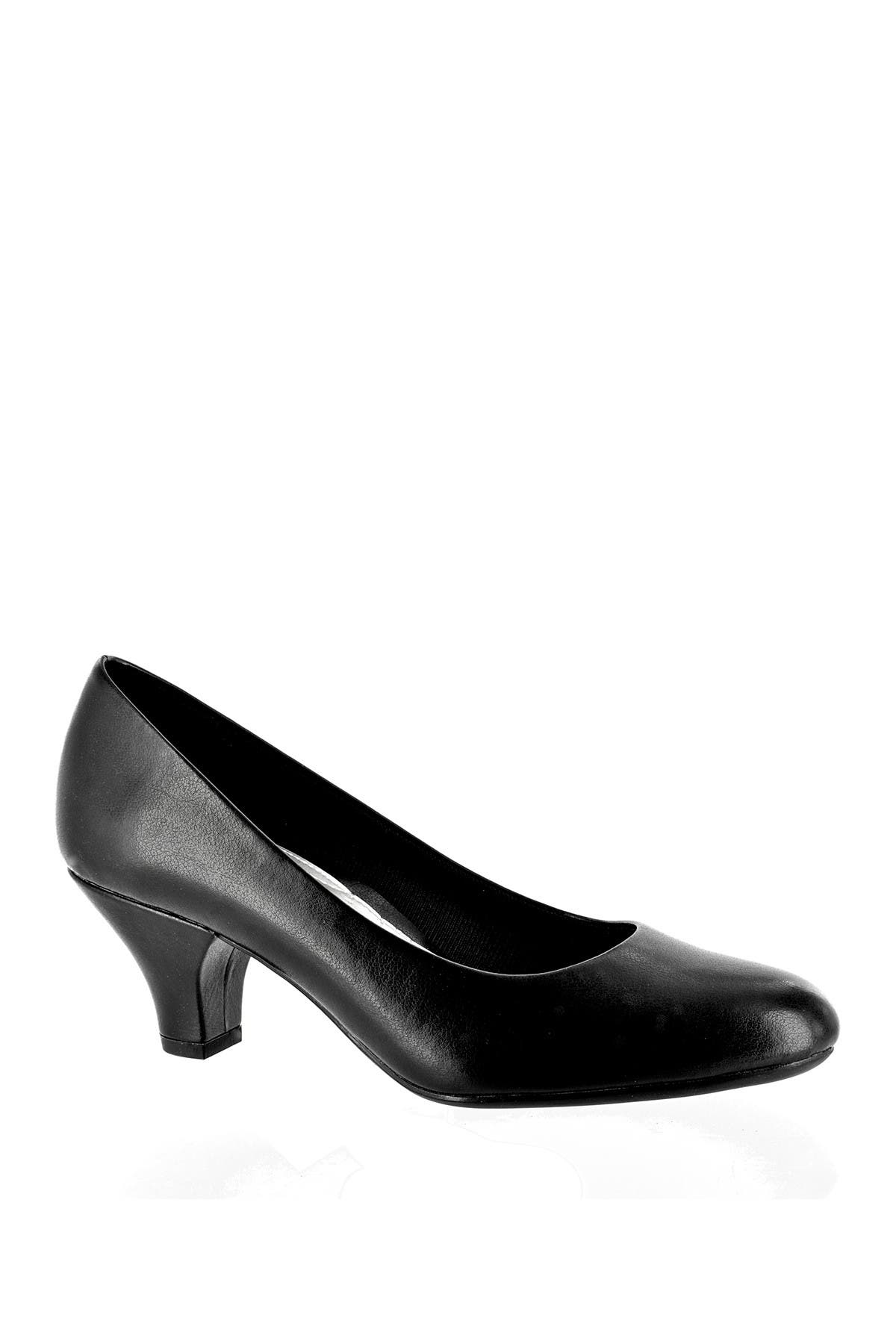 EASY STREET Fabulous Almond Toe Pump - Multiple Widths Available, Main, color, Black Croco