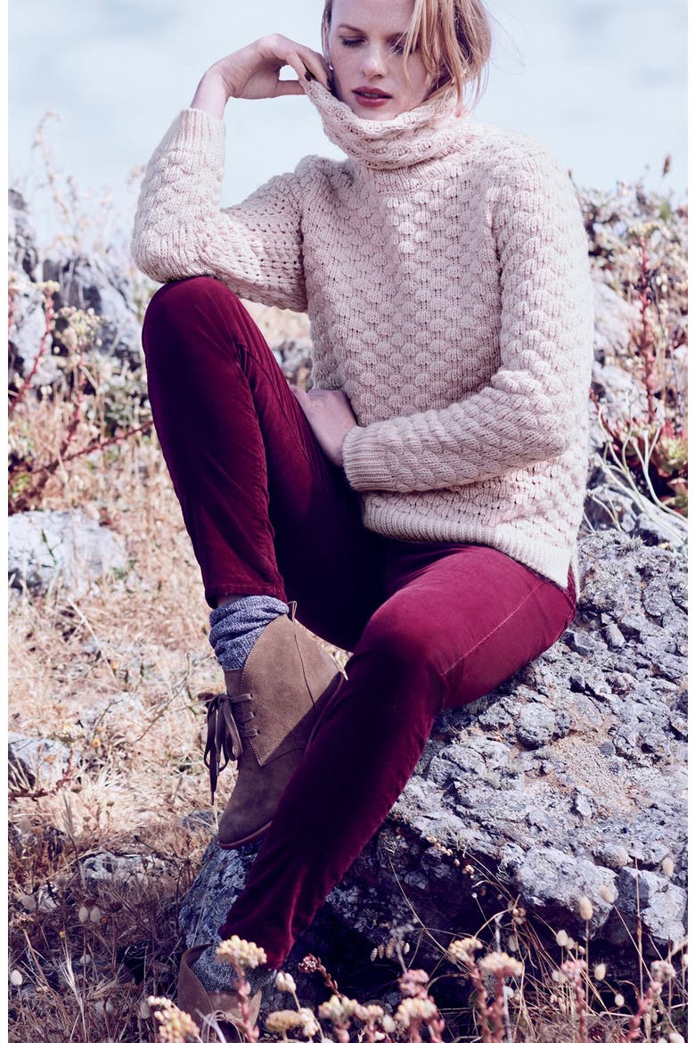 BUBBLE STITCH SWEATER, Alternate, color, NAVY MIDNIGHT