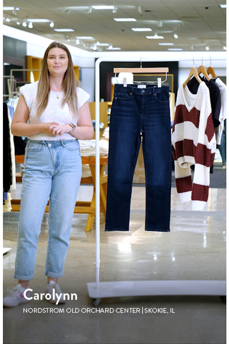 Le High Straight Leg Jeans video