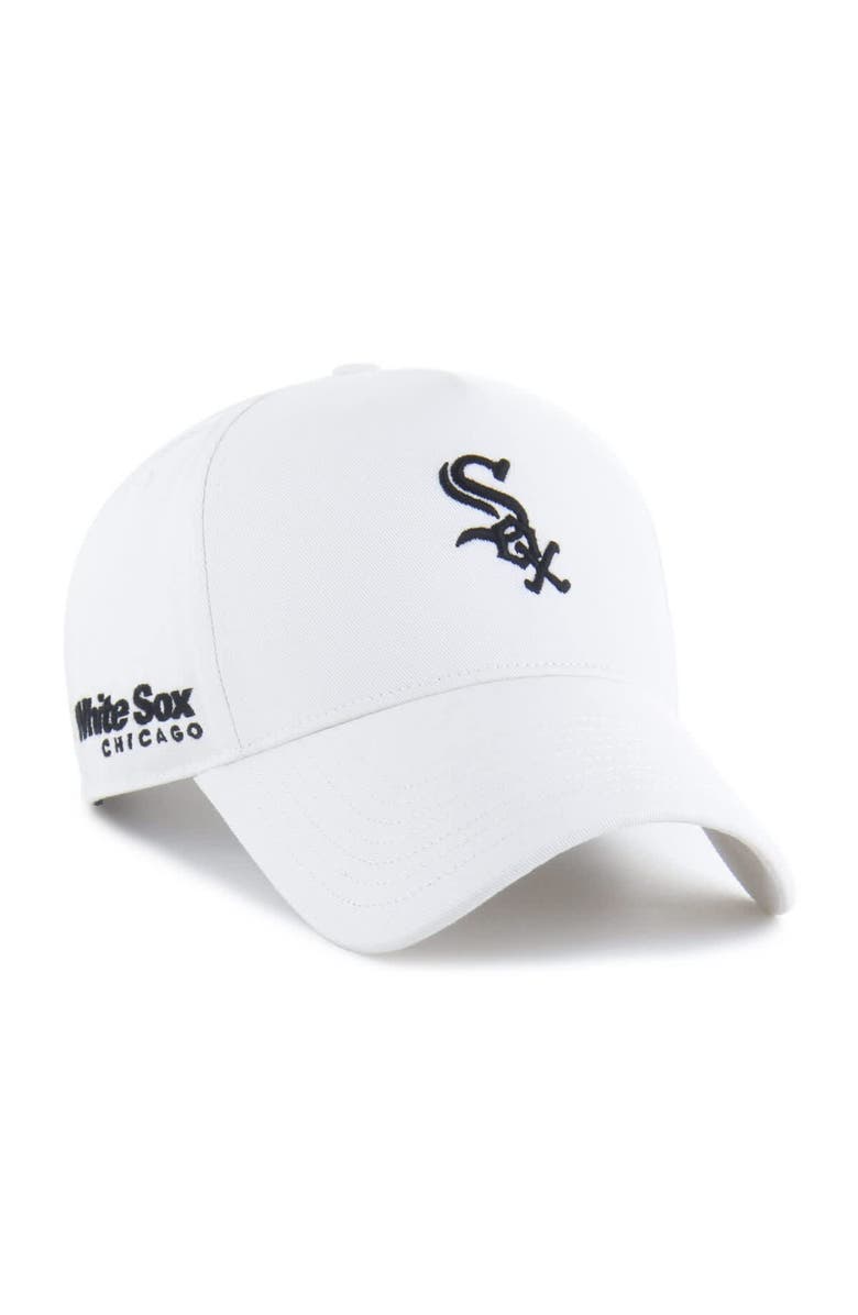 '47 Men's '47 White Chicago White Sox Foundational Pinch Offside Adjustable Hat, Main, color, Cream