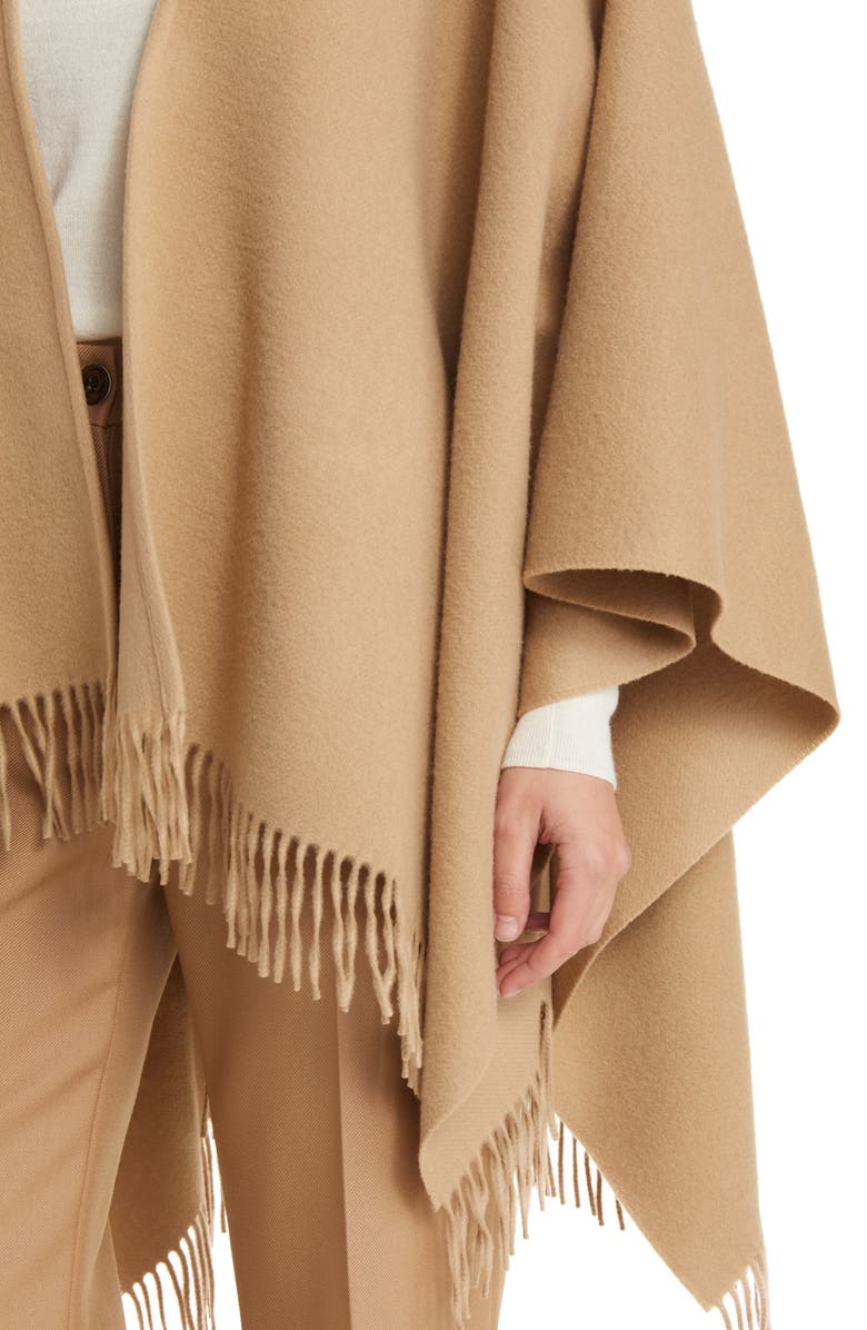 Vince Wool & Cashmere Ruana, Alternate, color, Camel