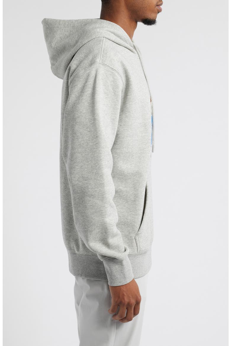 Swingman Core Fleece Hoodie, Alternate, color, HEATHER GREY