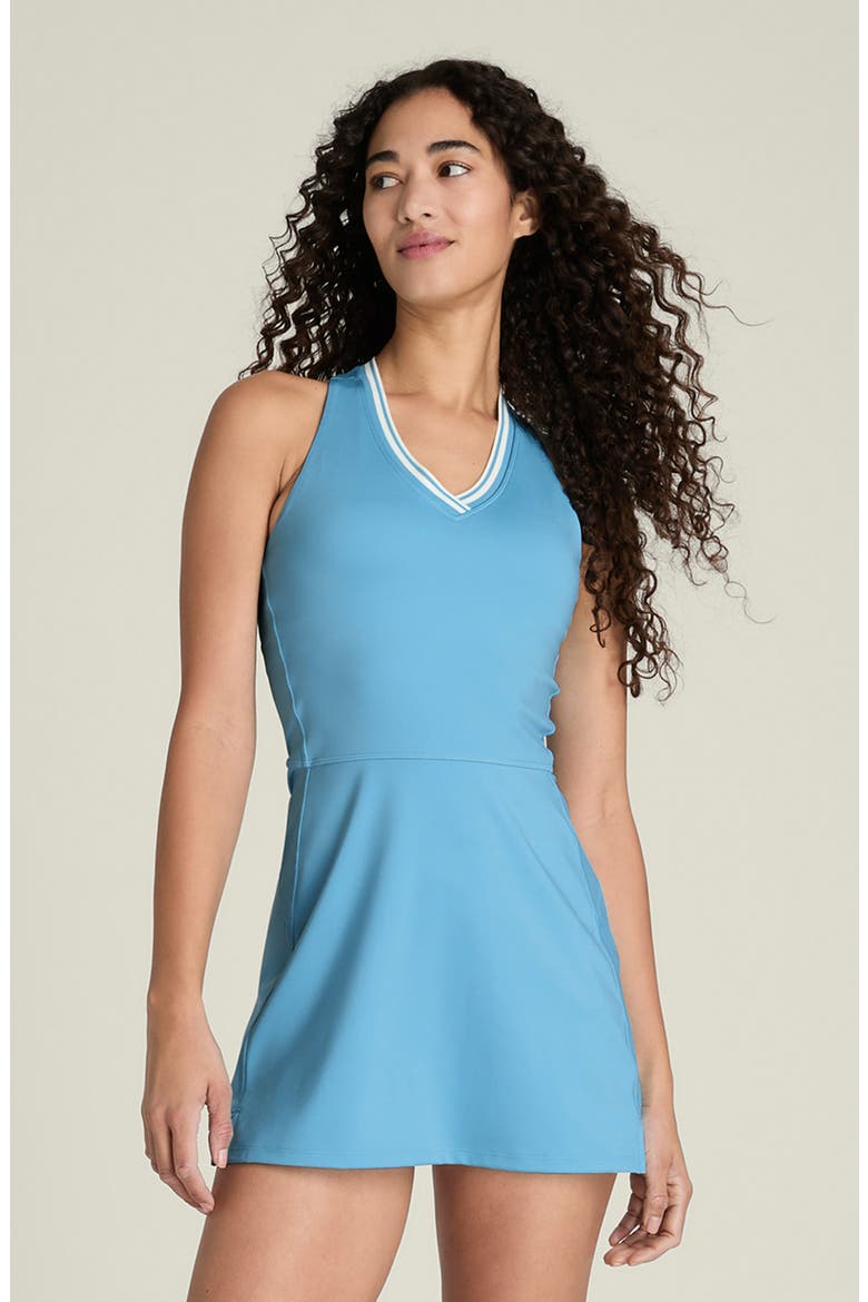 Tiebreaker Performance Dress, Alternate, color, NORSE BLUE