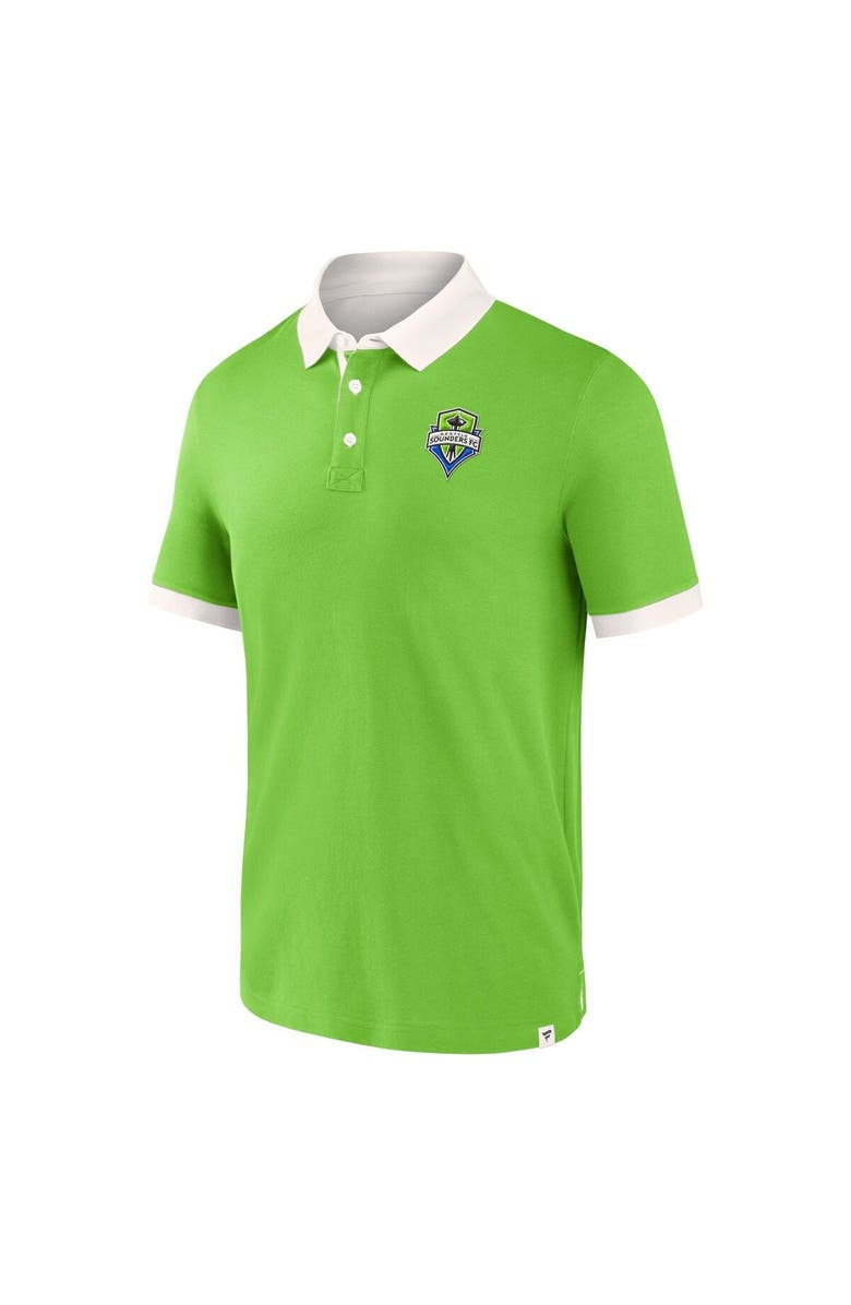 FANATICS Men's Fanatics Branded Rave Green Seattle Sounders FC Second Period Polo Shirt, Alternate, color, Green