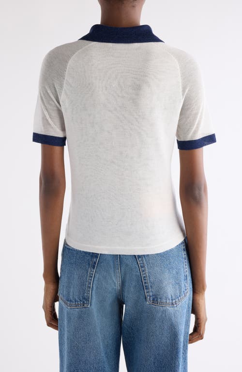 Acne Studios Kout Transparent Top In White
