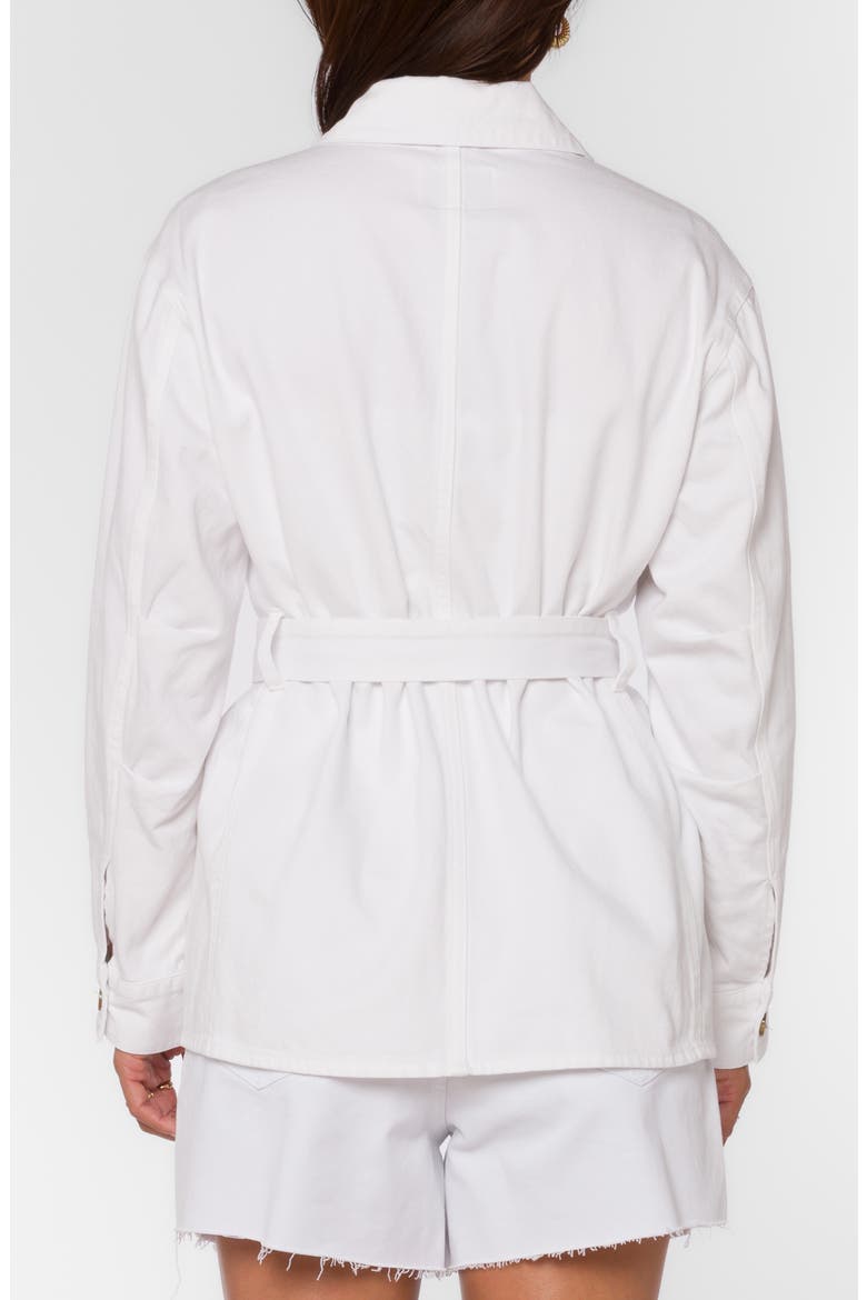 Vixen Denim Jacket, Alternate, color, OPTIC WHITE