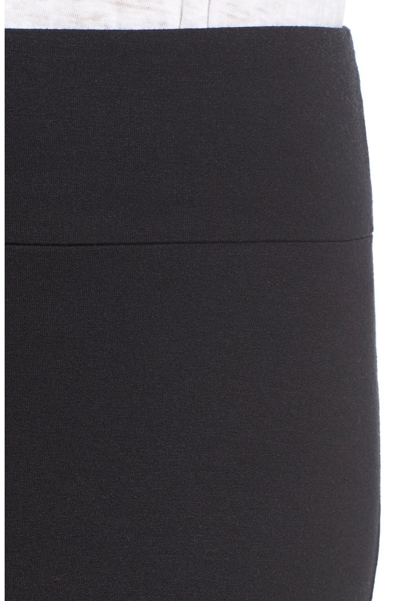 'Petal' Stretch Knit Maxi Skirt, Alternate, color, BLACK