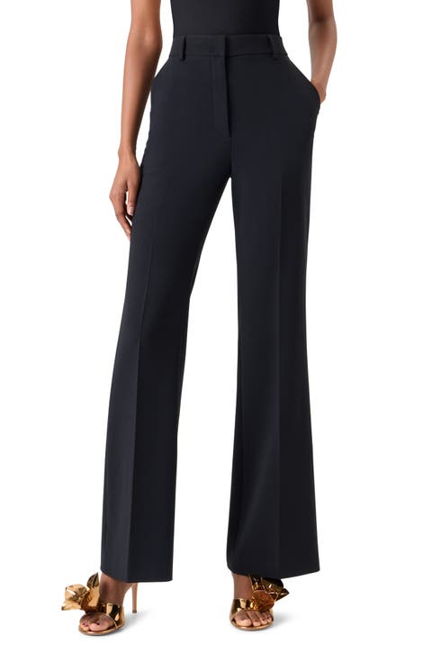 Florine Wide Leg Wool Blend Pants