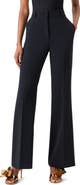 Akris Florine Wide Leg Wool Blend Pants